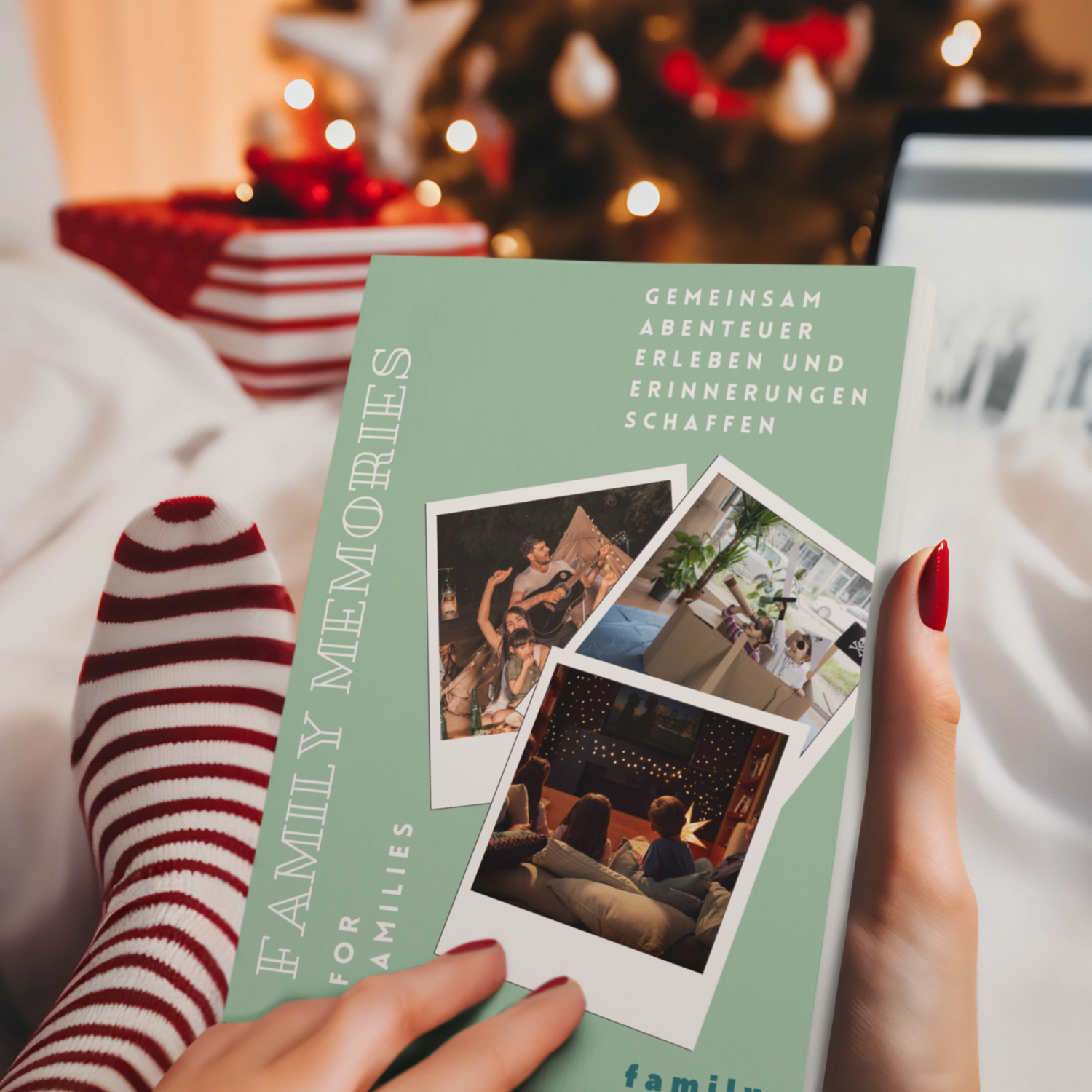 Family Memories Buch – interaktives Erinnerungsbuch für Familien mit 32 QR-Code-Challenges. Perfektes Geschenk für Familien, um gemeinsame Erlebnisse und unvergessliche Erinnerungen festzuhalten. Ideal für Weihnachten und besondere Anlässe.